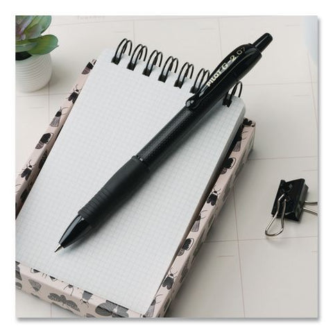 G2 Edge Premium Gel Pen, Retractable, Fine 0.7mm, Black Ink, Black Barrel, 36/pack