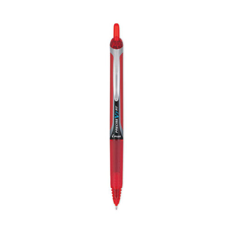 Precise V7rt Roller Ball Pen, Retractable, Fine 0.7 Mm, Red Ink, Red Barrel