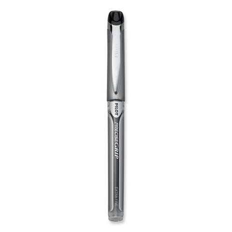 Precise Grip Roller Ball Pen, Stick, Extra-fine 0.5 Mm, Black Ink, Black Barrel