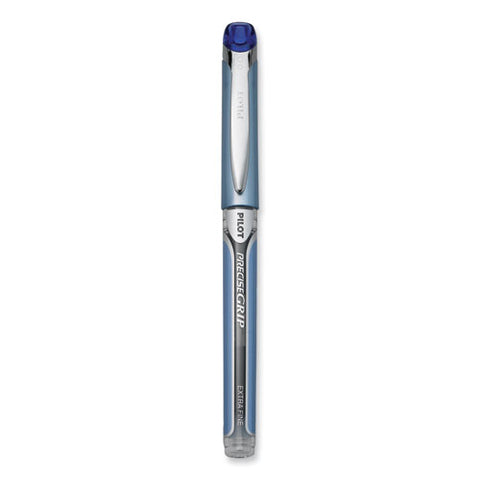 Precise Grip Roller Ball Pen, Stick, Extra-fine 0.5 Mm, Blue Ink, Blue Barrel