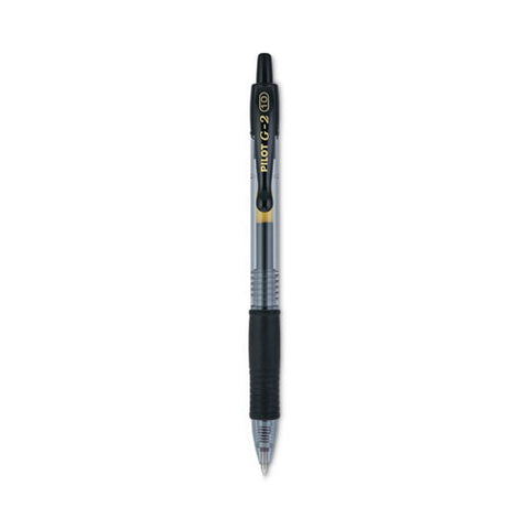 G2 Premium Gel Pen, Retractable, Bold 1 Mm, Black Ink, Smoke/black Barrel, Dozen