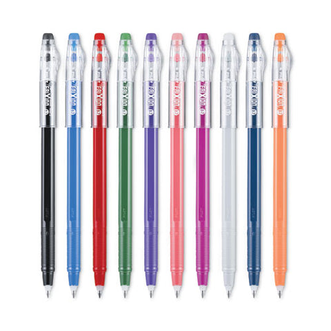 Frixion Colorsticks Erasable Gel Pen, Stick, Fine 0.7 Mm, Ten Assorted Ink And Barrel Colors, 10/pack