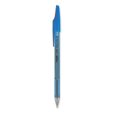 Better Ballpoint Pen, Stick, Fine 0.7 Mm, Blue Ink, Translucent Blue Barrel, Dozen