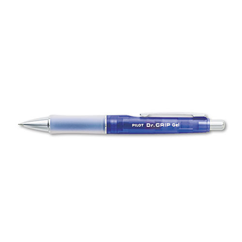 Dr. Grip Gel Pen, Retractable, Fine 0.7 Mm, Black Ink, Translucent Purple Barrel