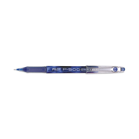 Precise P-500 Gel Pen, Stick, Extra-fine 0.5 Mm, Blue Ink, Blue Barrel, Dozen