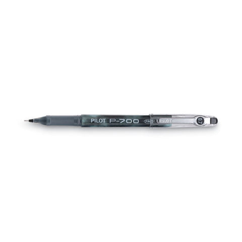 Precise P-700 Gel Pen, Stick, Fine 0.7 Mm, Black Ink, Black Barrel, Dozen