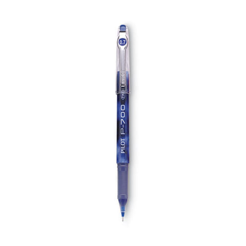 Precise P-700 Gel Pen, Stick, Fine 0.7 Mm, Blue Ink, Blue Barrel, Dozen