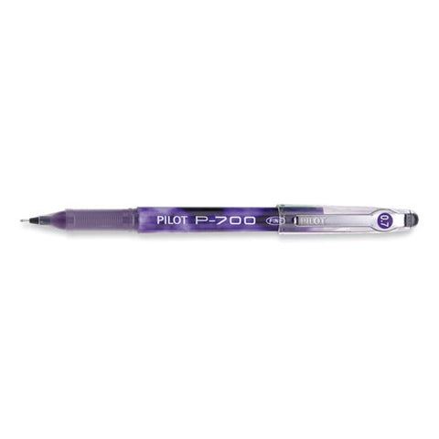 Precise P-700 Gel Pen, Stick, Fine 0.7 Mm, Purple Ink, Purple Barrel, Dozen