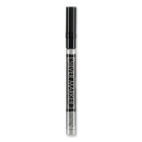 Creative Art And Crafts Marker, Extra-fine Brush Tip, Silver