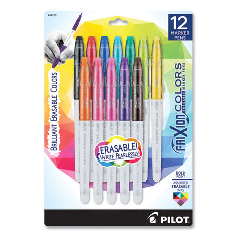 Frixion Colors Erasable Porous Point Pen, Stick, Bold 2.5 Mm, 12 Assorted Ink And Barrel Colors, 12/pack