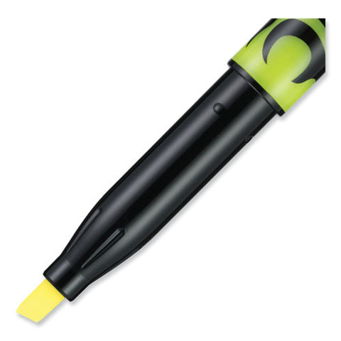 Frixion Light Erasable Highlighter, Yellow Ink, Chisel Tip, Yellow/black Barrel, Dozen