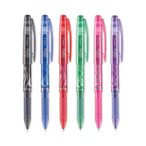 Frixion Ball Erasable Gel Pen, Stick, Extra-fine 0.5 Mm, Assorted Ink And Barrel Colors, 6/pack