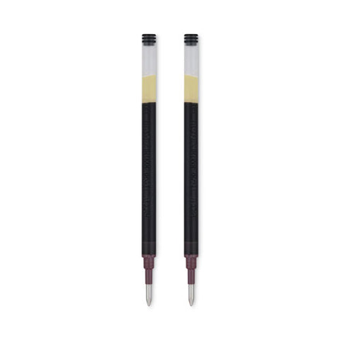 Refill For Pilot G2 Gel Ink Pens, Bold Conical Tip, Black Ink, 2/pack