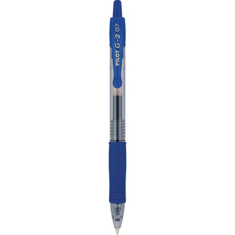 G2 Premium Gel Pen Convenience Pack, Retractable, Fine 0.7 Mm, Blue Ink, Smoke/blue Barrel, 36/pack