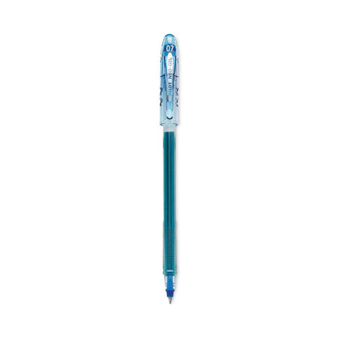 Neo-gel Gel Pen, Stick, Fine 0.7 Mm, Blue Ink, Translucent Blue Barrel, 48/pack