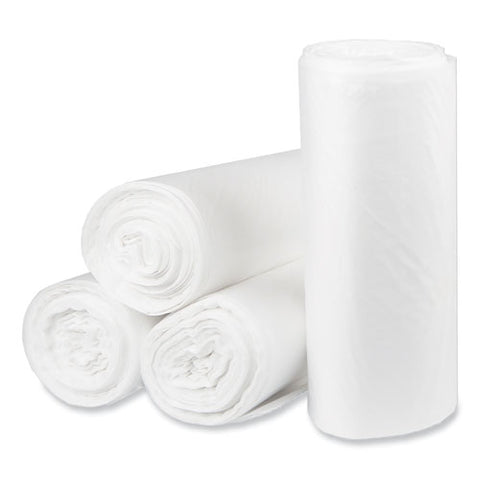 Eco Strong Plus Can Liners, 60 Gal, 16 Mic, 38" X 58", Natural, Perforated Roll, 200/carton