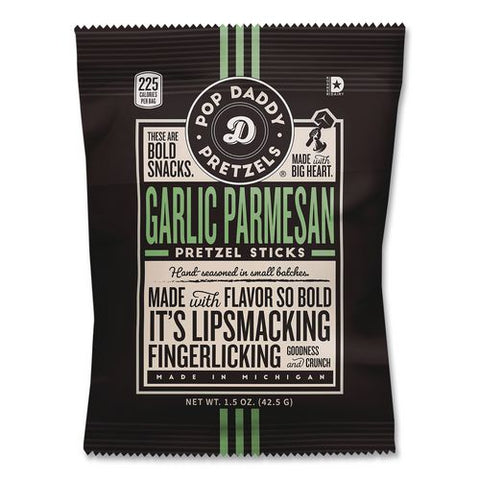 Pretzel Sticks Variety Pack, 12 Each: Cinnamon Sugar; Dill Pickle; Garlic Parmesan; Yellow Mustard, 1.5 Oz Bag, 48/carton