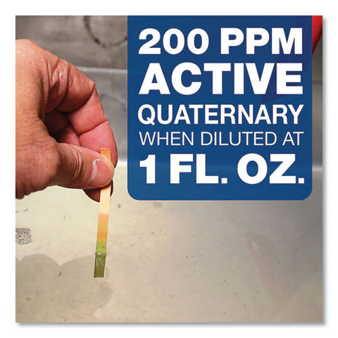 Broad Range Quaternary Sanitizer, Sweet Scent, 1 Gal Closed-loop Plastic Jug, 3/carton