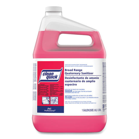 Broad Range Quaternary Sanitizer, Sweet Scent, 1 Gal Closed-loop Plastic Jug, 3/carton