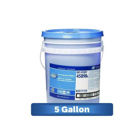 Low-temp Rinse Additive, Unscented, 5 Gal Pail