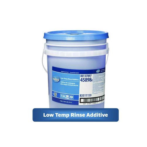 Low-temp Rinse Additive, Unscented, 5 Gal Pail