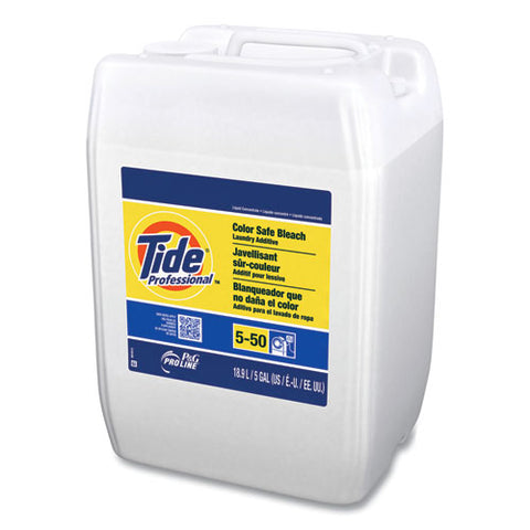Color Safe Bleach Laundry Additive, Unscented, 5 Gal Closed-loop Container