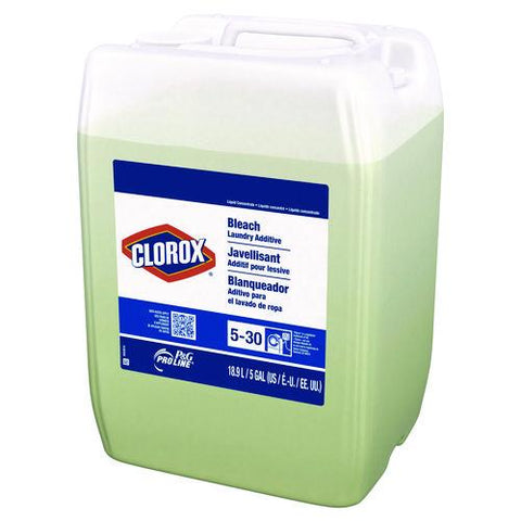 Clorox Bleach Laundry Additive, Fresh Scent, 5 Gal Bottle