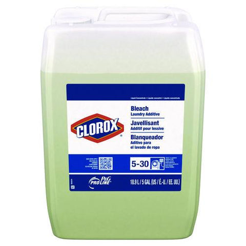 Clorox Bleach Laundry Additive, Fresh Scent, 5 Gal Bottle