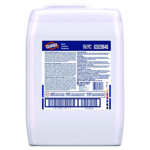 Clorox Bleach Laundry Additive, Fresh Scent, 5 Gal Bottle