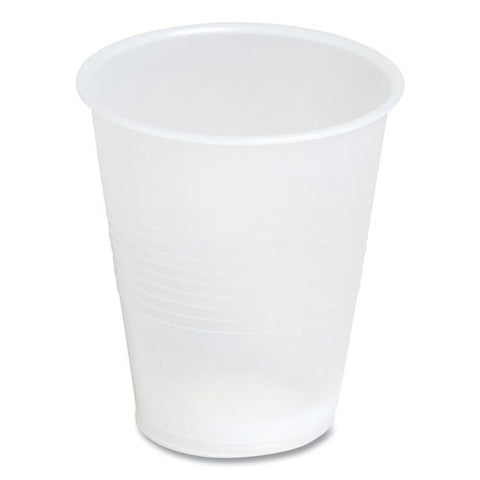 Plastic Cold Cups, 7 Oz, Clear, 100/pack