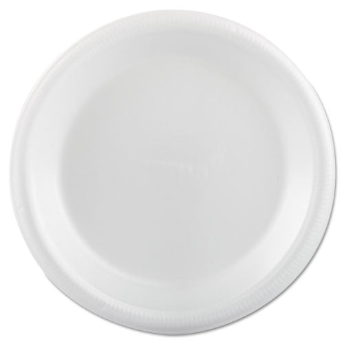 Foam Dinnerware, Plate, 9", White, 25/pack, 20 Packs/carton