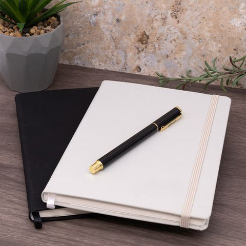 Soft Cover Notebook, College Rule, Black Cover, (96) 8.2 X 5.11 Sheets, 3/pack