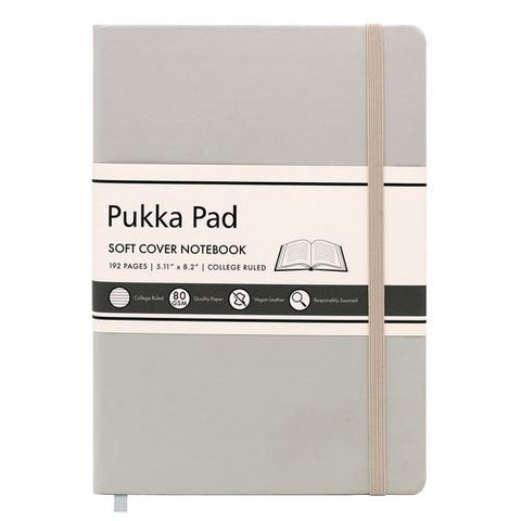 Soft Cover Notebook, College Rule, Pebble Cover, (96) 8.2 X 5.11 Sheets