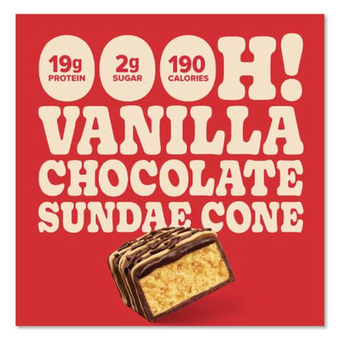 Sundae Cone Protein Bar, 1.76 Oz Bar, 6/box
