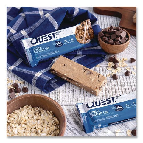 Oatmeal Chocolate Chip Protein Bar, 2.12 Oz, 12/box