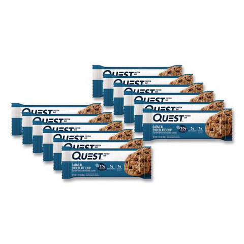 Oatmeal Chocolate Chip Protein Bar, 2.12 Oz, 12/box