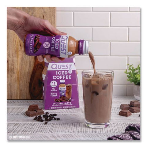 Iced Coffee, Mocha Latte, 10 Oz Bottle, 12/carton