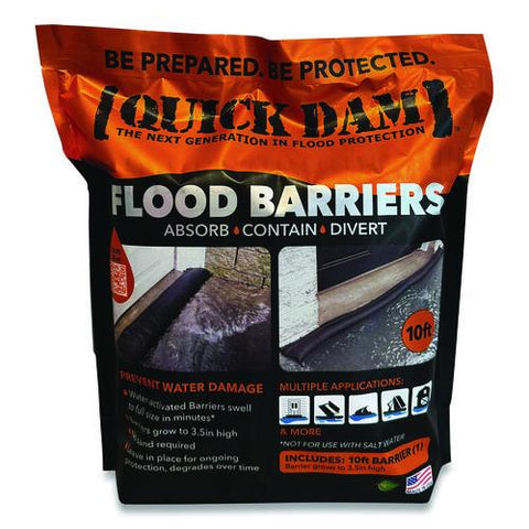 Flood Barriers, 6" X 10 Ft X, 3.5", 1 Barrier