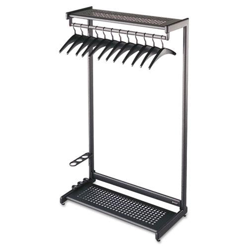 Rack,coat,36",snglside,bk