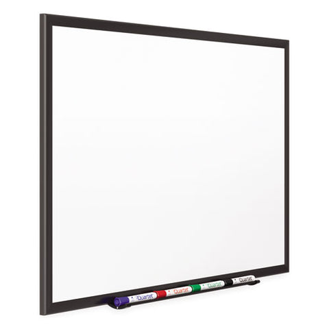 Classic Series Porcelain Magnetic Dry Erase Board, 36" X 24", White Surface, Black Aluminum Frame