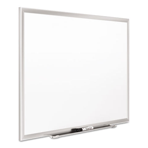 Classic Series Porcelain Magnetic Dry Erase Board, 36" X 24", White Surface, Satin Aluminum Frame