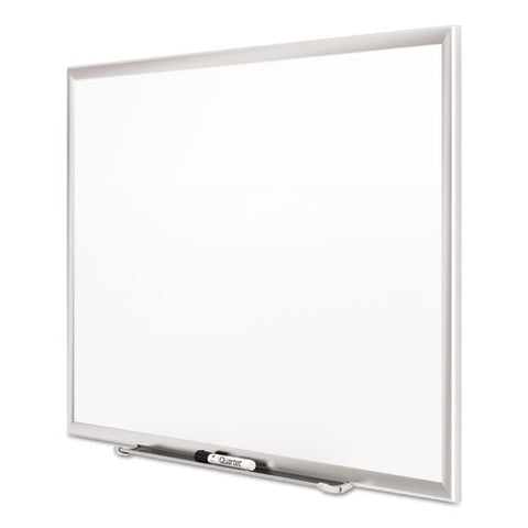 Classic Series Porcelain Magnetic Dry Erase Board, 36" X 24", White Surface, Satin Aluminum Frame