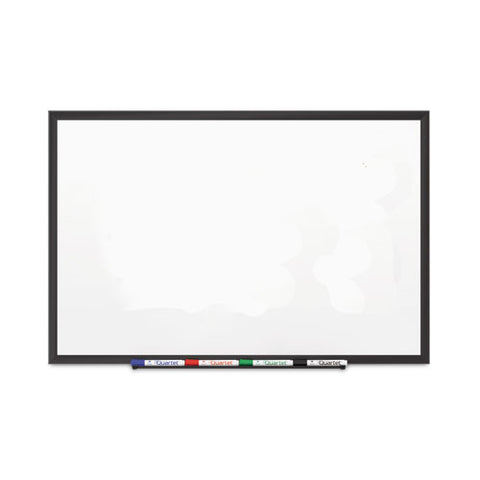 Classic Series Porcelain Magnetic Dry Erase Board, 48" X 36", White Surface, Black Aluminum Frame