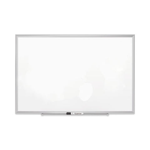 Classic Series Porcelain Magnetic Dry Erase Board, 48" X 36", White Surface, Satin Aluminum Frame