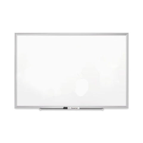 Classic Series Porcelain Magnetic Dry Erase Board, 60" X 36", White Surface, Satin Aluminum Frame