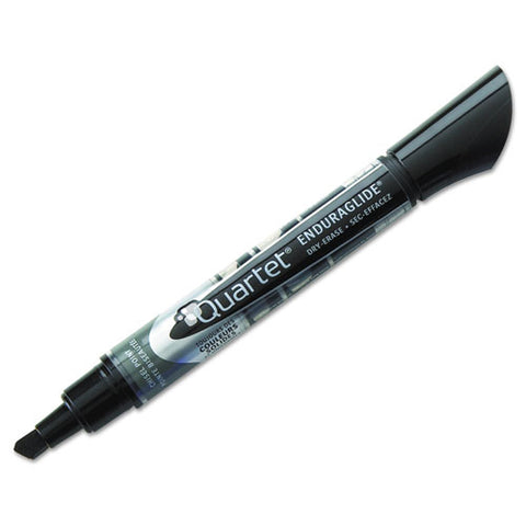 Enduraglide Dry Erase Marker, Broad Chisel Tip, Black, Dozen