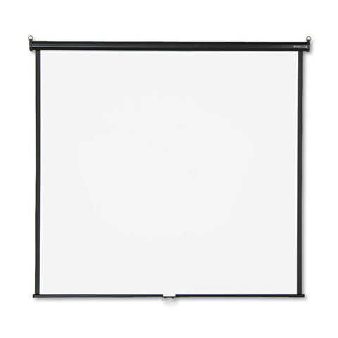 Wall Or Ceiling Projection Screen, 70 X 70, White Matte Finish