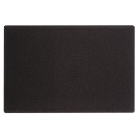 Oval Office Fabric Board, 36" X 24", Black Surface