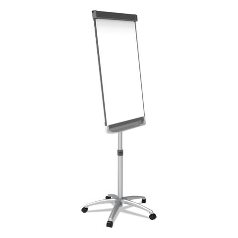 Prestige 2 Mobile Presentation Easel With Extendable Easel Pad Arms, 36" X 24", White Surface, Black/gray Metal/plastic Frame