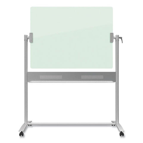 Infinity Glass Dry-erase Board Presentation Easel, 24" X 36", White Surface